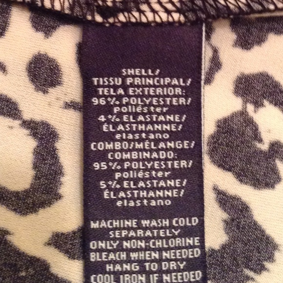 Animal Print and Black Knit Cutaway Dress - Picture 7 of 7